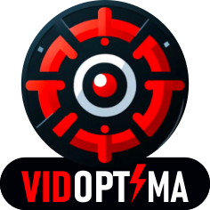 Vidoptima youtube marketing logo PNG format